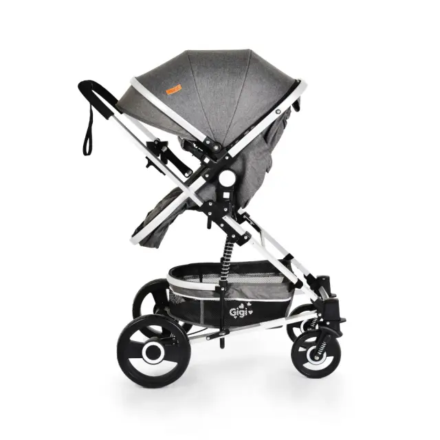 Πολυκαρότσι 2σε1 Μετατρεπόμενο Gigi Moni Dark Grey 3800146235147 3