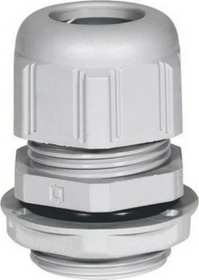 Cable gland plastic - IP 68 - PG 11 - clamping capacity 5-10 mm - RAL 7001