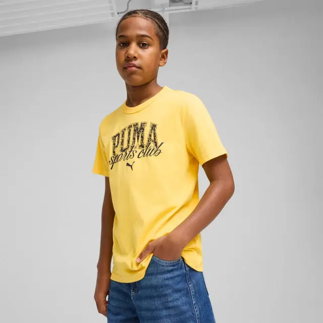 Puma Boy's Class Graphic Tee Κίτρινο 685814-55 (Puma)