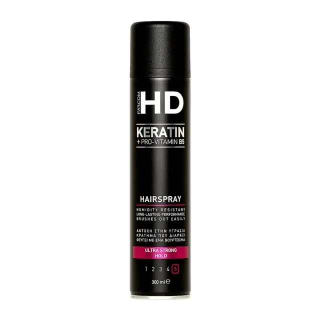 Farcom HD Keratin Hairspray Ultra Strong Hold 300ml