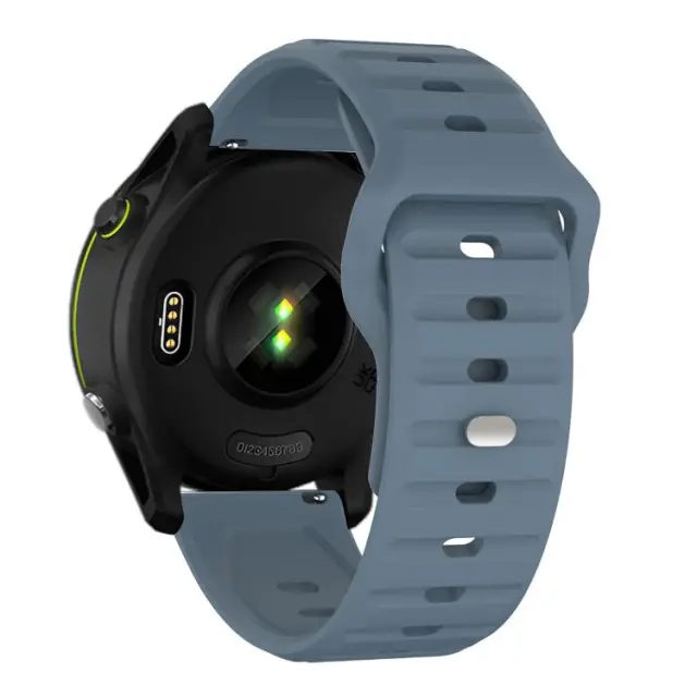 Λουράκι Wave Pattern για Smartwatch 22mm-Navy Blue OEM 2
