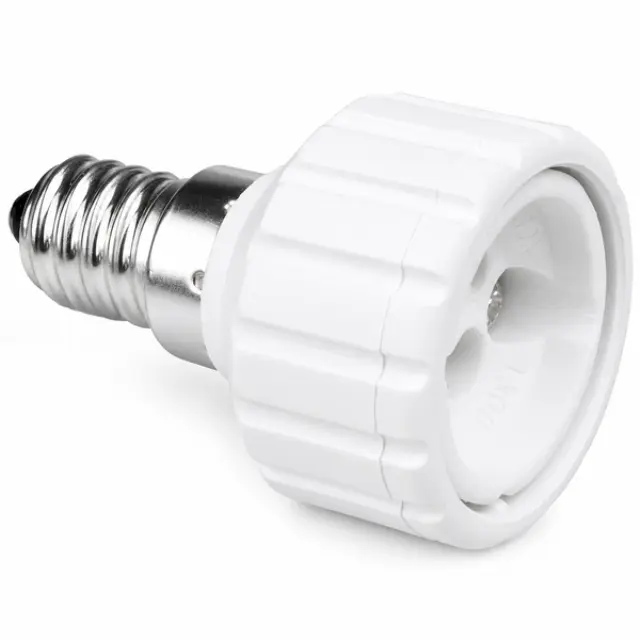 Lamp Holder Adapter E14-GU10 White