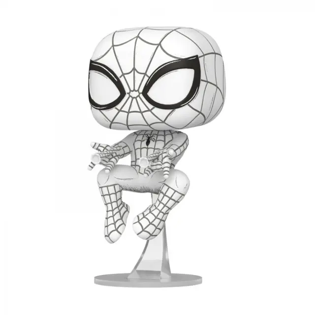 Funko Pop! Marvel: Marvel - Spider-Man (Sketched) 1574 Bobble-Head Special Edition 2