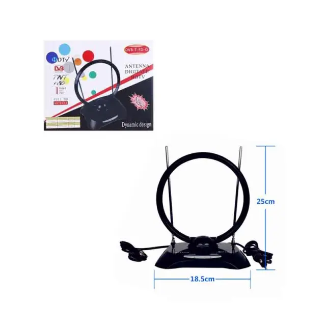 Φορητή ψηφιακή κεραία τηλεόρασης - Digital HDTV Antenna TV Receiver DVB-T-FD-O 61054