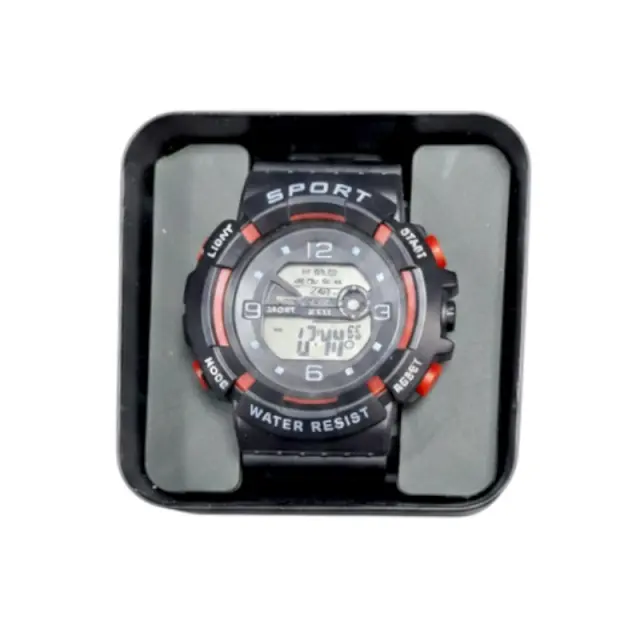 Ψηφιακό ρολόι χειρός - 6859 - 115185 - Black/Light Blue