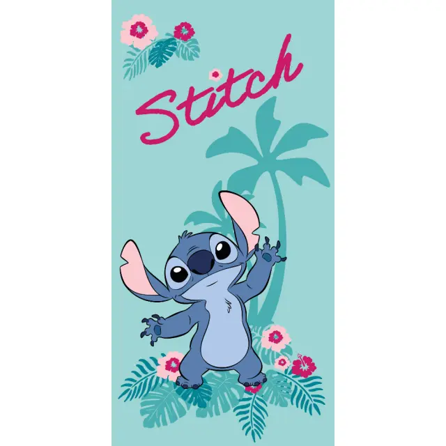 Πετσέτα Θαλάσσης Microfiber Hello Stitch Βεραμάν 70 x 140 cm Βεραμάν 70 x 140 cm