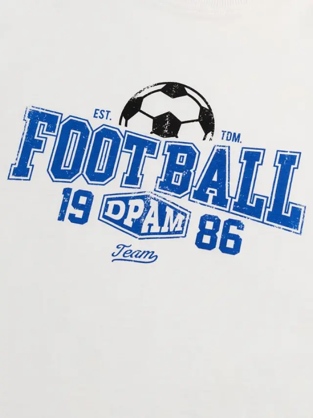 Παιδική Μπλούζα για Αγόρια Cool Footballer ΛΕΥΚΟ 2