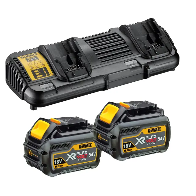 DCB132T2 - 2 Μπαταρίες 6.0Ah + Φορτιστής 2 Θέσεων Xr Flexvolt