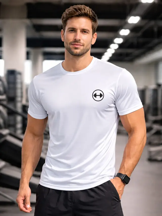 T-shirt Noshame® Λευκό Dry Fit - 152608 - XXL 2