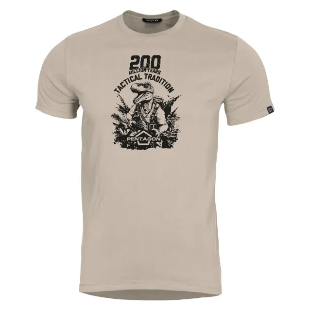 T-REX T-SHIRT K09054 04-Khaki - L