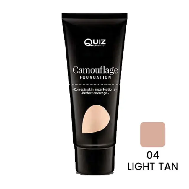 Quiz Camouflage Foundation, 30ml 04-Ligh Tan