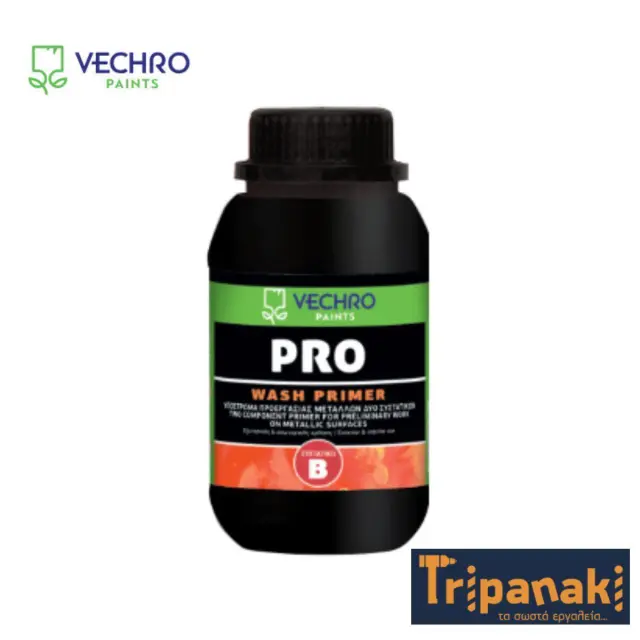 Vechro 144401000111 - Υπόστρωμα Προεργασίας Μετάλλων 2 Συστατικών WASH PRIMER PRO B' 150gr