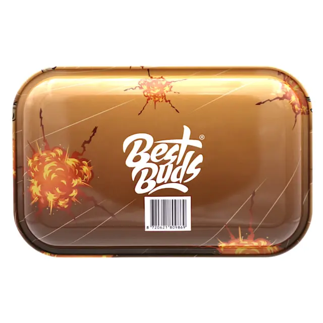 Best Buds Jet Fuel Metal Rolling Tray Medium 17x28cm 2