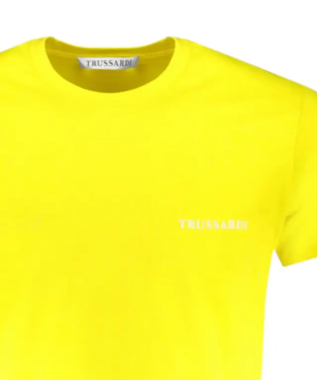 Trussardi Jeans - Ανδρικό T-Shirt TRU1MTS02-CANARY Κίτρινο 3
