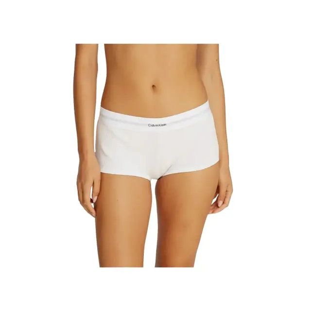 Calvin Klein Γυναικείο Boxer Hipster Panty Rib, Χρώμα Λευκό