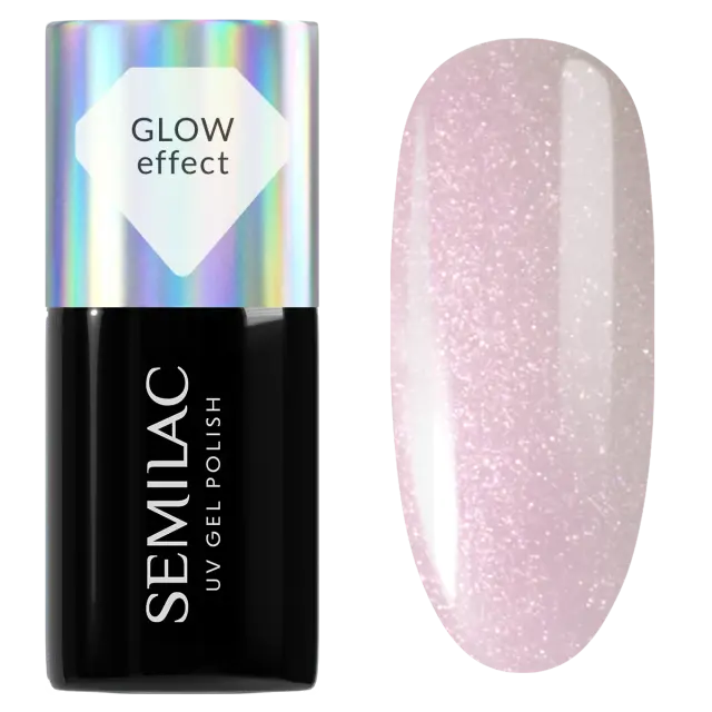 Semilac Ημιμόνιμο Βερνίκι 987 Cream Pink Glow 7ml