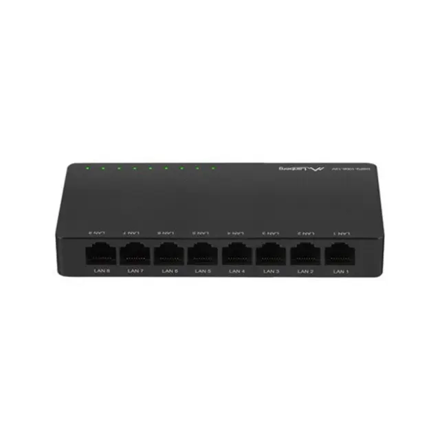 Lanberg Unmanaged Switch 8port Fast Ethernet (DSP2-1008-12V)