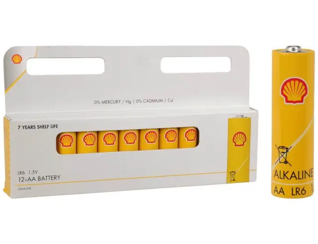 Αλκαλικές μπαταρίες SHELL C31300330 - LR6/AA - 12 τεμάχια C31300330