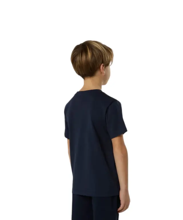 North Sails - Παιδικό Κοντομάνικο Μπλουζάκι T-Shirt Logo Patch 795226-000-0802 Μπλε Ναυτικό 3