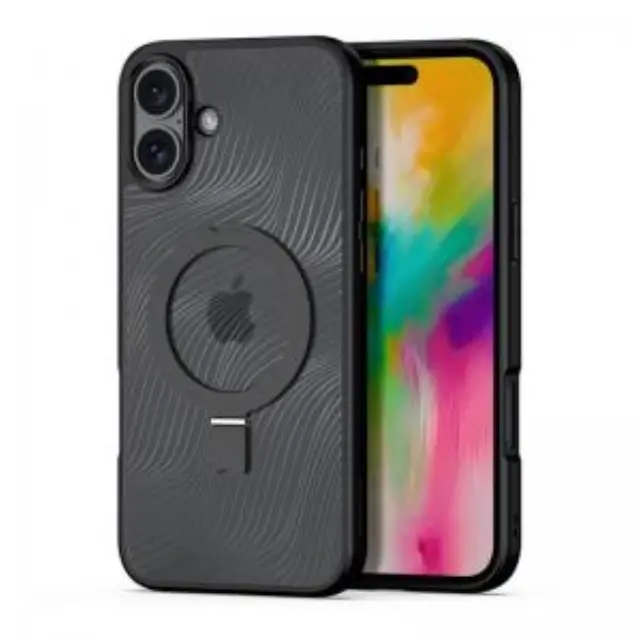 Θήκη TPU & PC Dux Ducis Apple iPhone 16 Magnetic MagSafe με Stand Aimo Μαύρο N65791 3