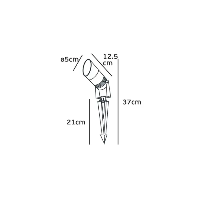 Φωτιστικό Κήπου LED Logi VK/02170 Μαύρο 5W 3000K IP65 2
