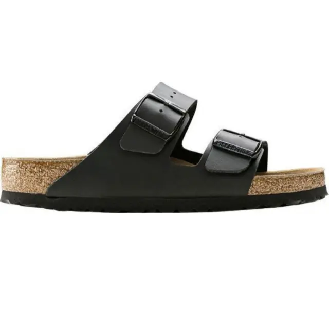 Birkenstock Πέδιλα Unisex Birko-Flor(ανθεκτικό υλικό της Birkenstock-επιτρέπει την επαφή με το νερό) Μαύρο BIR/ARIZONA SOFT 551251 BLACK R
