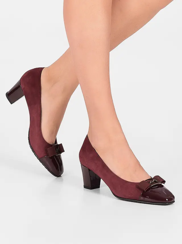 Musella Γόβες Γυναικείο δέρμα Nubuck Κόκκινο MUS/014233 V/BEETROT 2