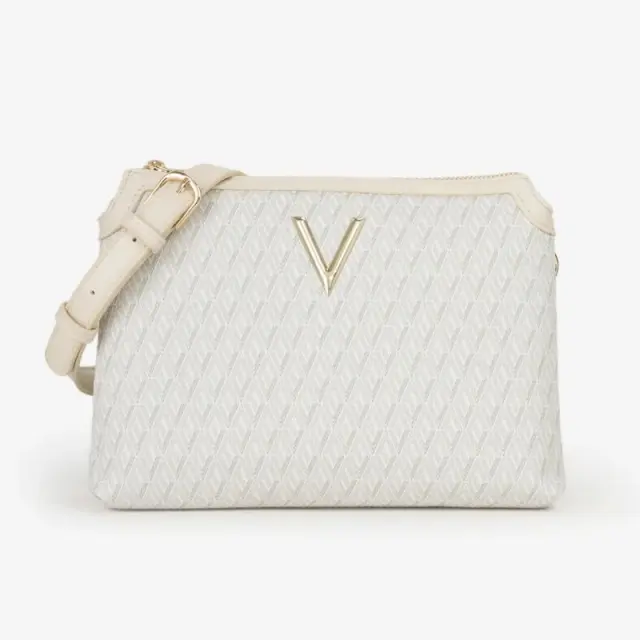 Valentino Bags - Γυναικεία Pochette Queen Re VBS9OX42-Q74 Εκρού
