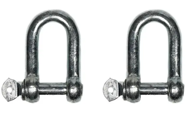 D-shackle 10 mm 2 pieces