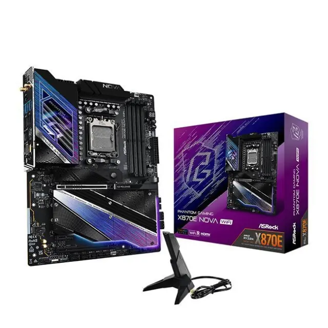 ASRock Motherboard X870E Nova WiFi (90-MXBPX0-A0UAYZ)
