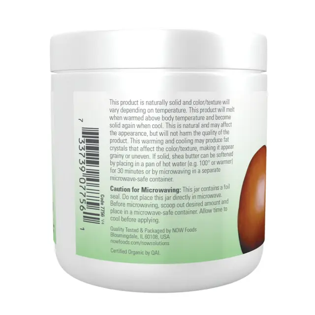 Now Foods Shea Butter, Organic 3