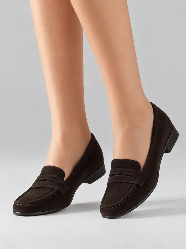 Gabor Μοκασίνια-Loafers Γυναικείο δέρμα suede Καφέ GAB/400801 003-MOCCA - 42 2