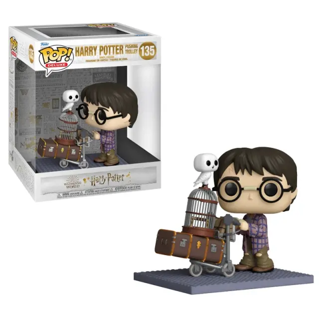 Φιγούρα Funko Pop! Deluxe: Harry Potter Anniversary - Harry Pushing Trolley #135 Vinyl Figure
