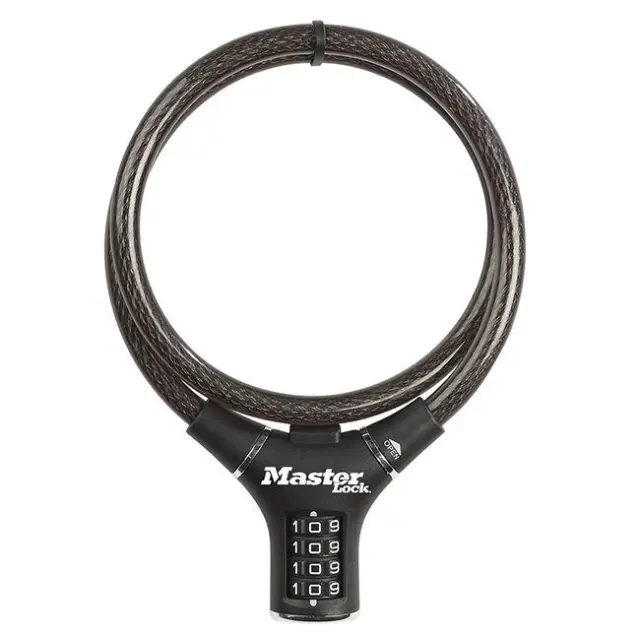 Master Lock 8229EURDPRO - Συρματόσχοινο ποδηλάτου με συνδυασμό 90cm Φ12mm