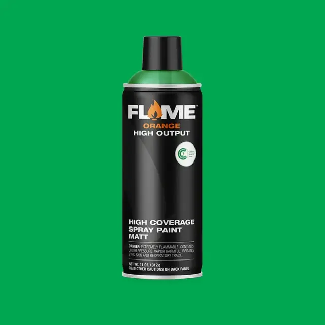 Flame Orange Spray Paint 400ml FO-629 Juice Green