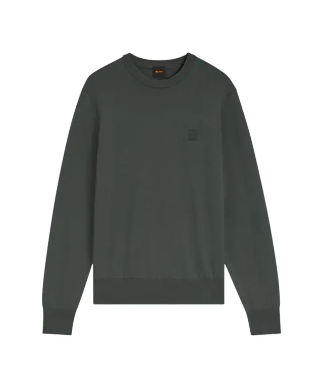 Hugo Boss - Ανδρικό Πλεκτό Πουλόβερ Kanovano_S 50527583-377 Πράσινο