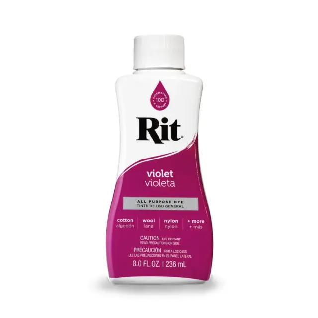 RIT DYE Liquid All-Purpose Βαφή Υφασμάτων – Violet 236ml
