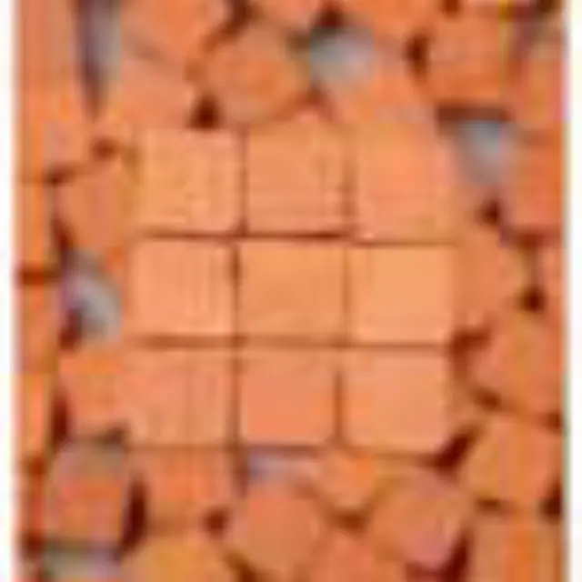 Mini Κεραμική Ψηφίδα 5x5x3mm, Teracotta Red Mat, RN01 ~10gr ~100τεμ