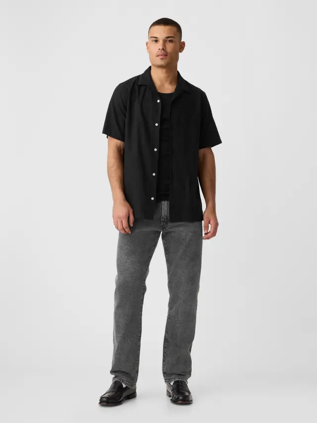 Γκρι Straight Παντελόνι gray wash