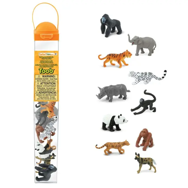 Safari Ltd Μινιατούρες Endangered Species - Land TOOB Είδη Στεριάς υπό εξαφάνιση για 3+ ετών 100109