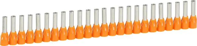 Ferrules in strips Starfix - cross section 4 mm² - orange