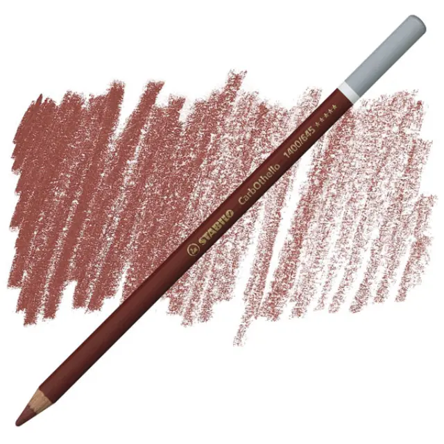 Μολύβι Παστέλ Stabilo CarbOthello - 1400/645 - Caput Mortuum Red