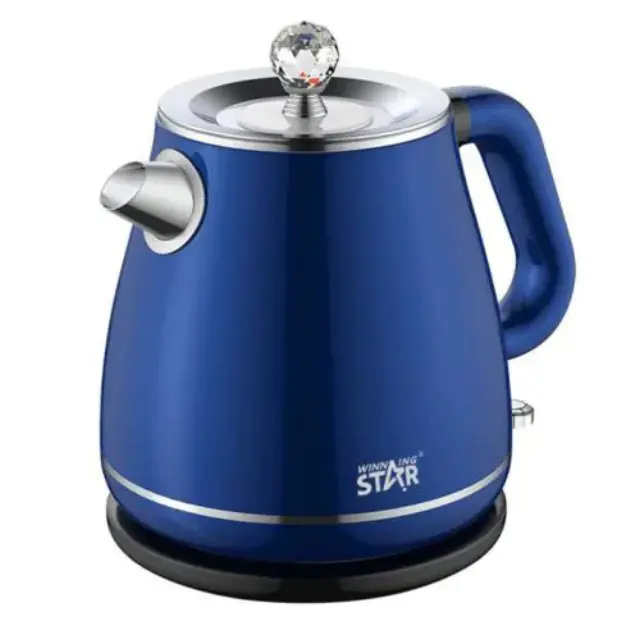 Winning Star ST-6016B Βραστήρας Ατμού 1,8lt, Ανοξείδωτος Μπλε
