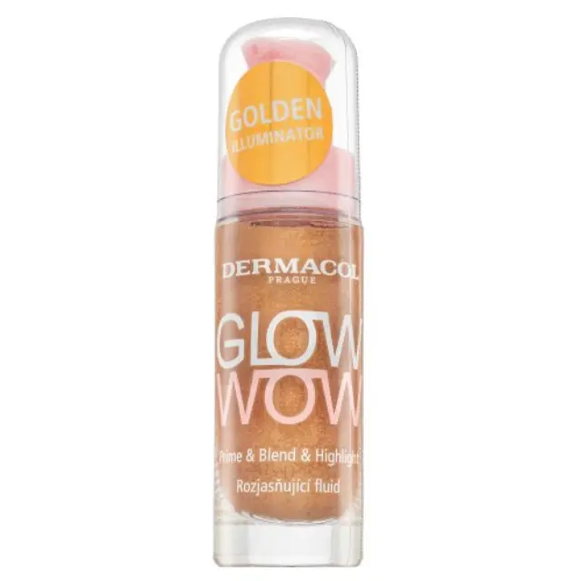 Dermacol Glow Wow Prime & Blend & Highlight Beautifying Fluid for unified and lightened skin 20 ml