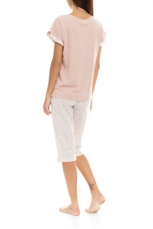 S1318 - Type - PYJAMA CAPRI ROMANTIC FLOWER - S 3