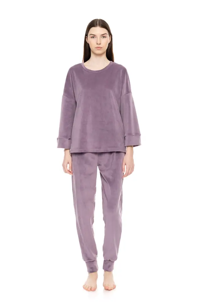 W1632 - Violete - PYJAMA SOFT VELVET
