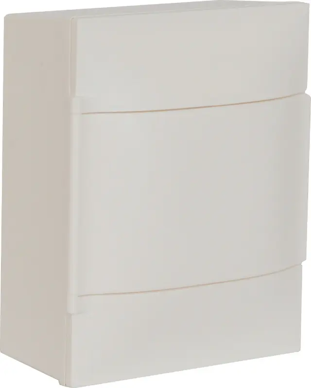 LEGRAND 1X4M SURFACE CABINET WHITE DOOR EARTH AND NEUTRAL TERMINAL BLOCK