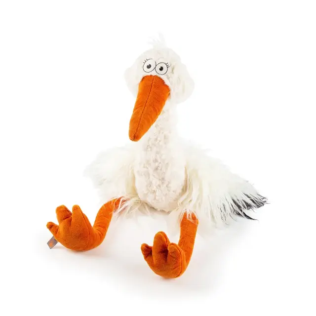 Sigikid Λούτρινο Kikeriki Πελαργός 'Happy Betty Stork'