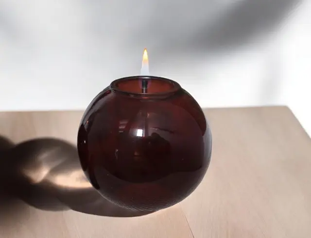 ΤΖΆΚΙΑ & ΕΣΤΊΕΣ ΦΩΤΙΆΣ ΕΣΩΤΕΡΙΚΏΝ ΧΏΡΩΝ GLOBUS CANDLE 15 AMBER TF-600938 3