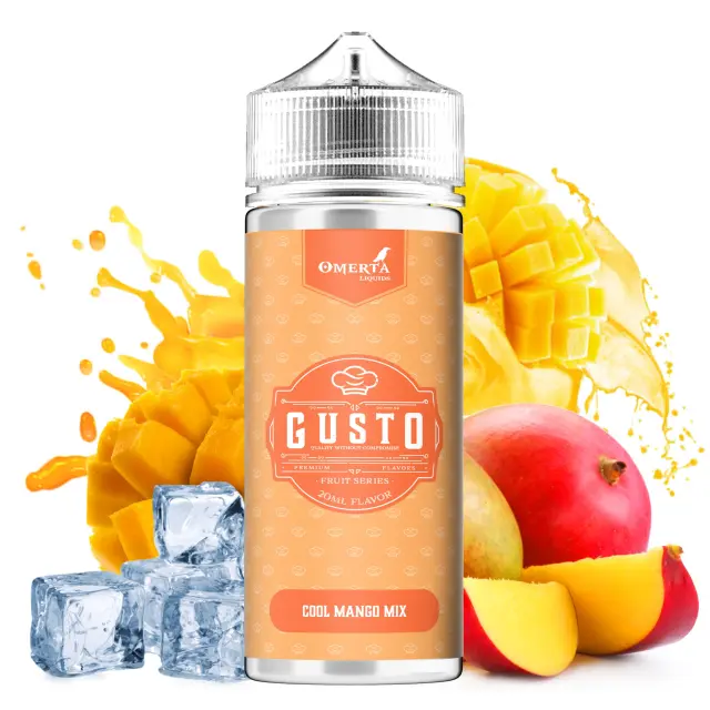 Gusto by Omerta Flavor Shots Cool Mango Mix 20ml to 120ml
